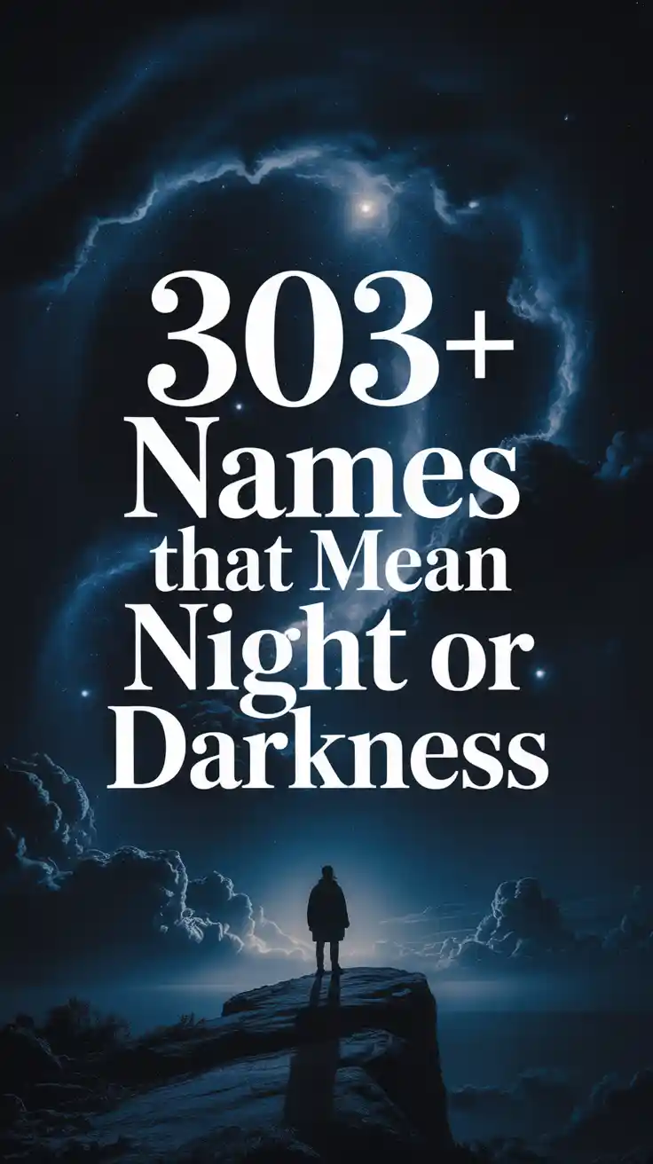 Names That Mean Night or Darkness