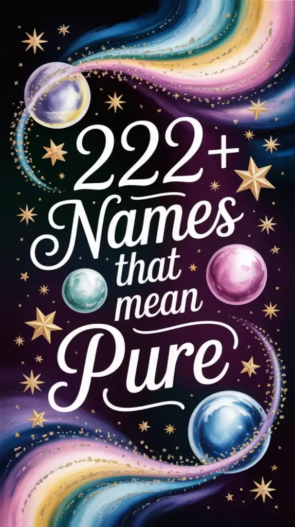 Names That Mean Pure
