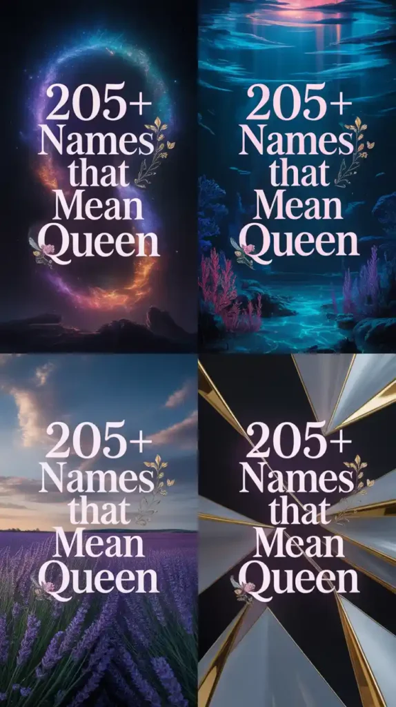 Names That Mean Queen