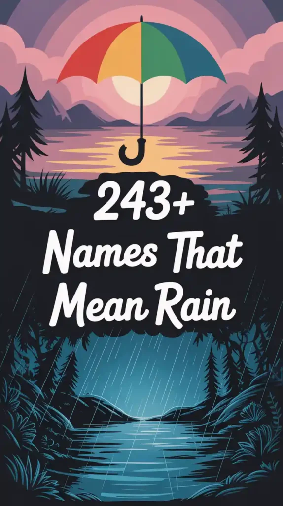 Names That Mean Rain