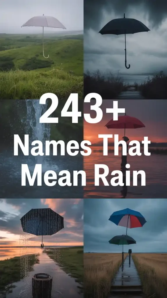 Names That Mean Rain
