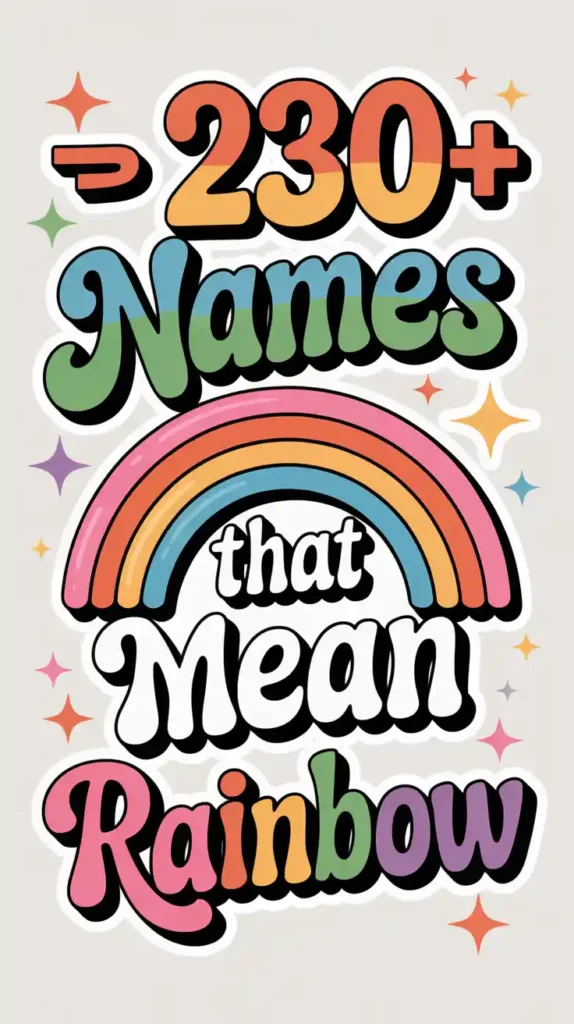 Names That Mean Rainbow