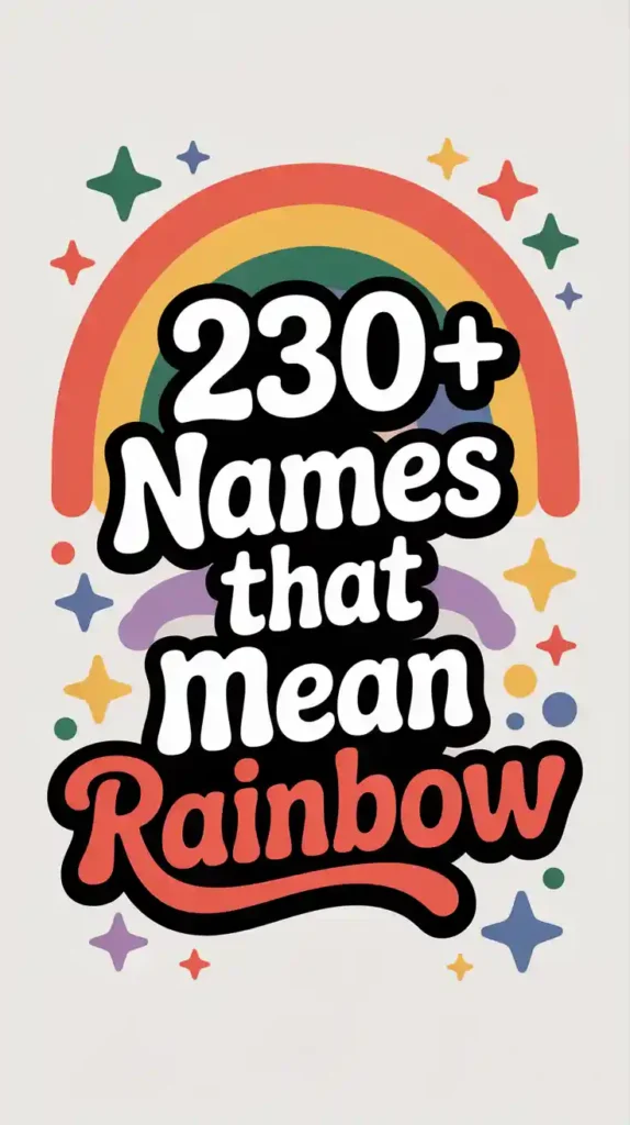 Names That Mean Rainbow