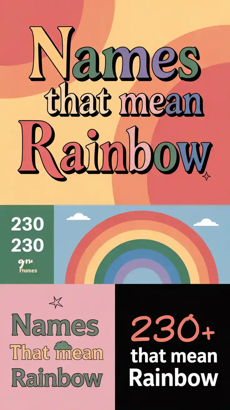 Names That Mean Rainbow