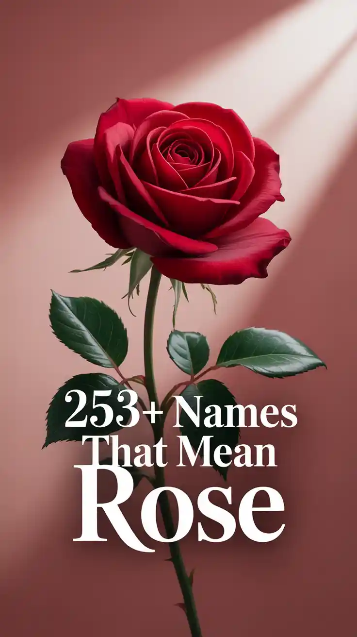 Names That Mean Rose
