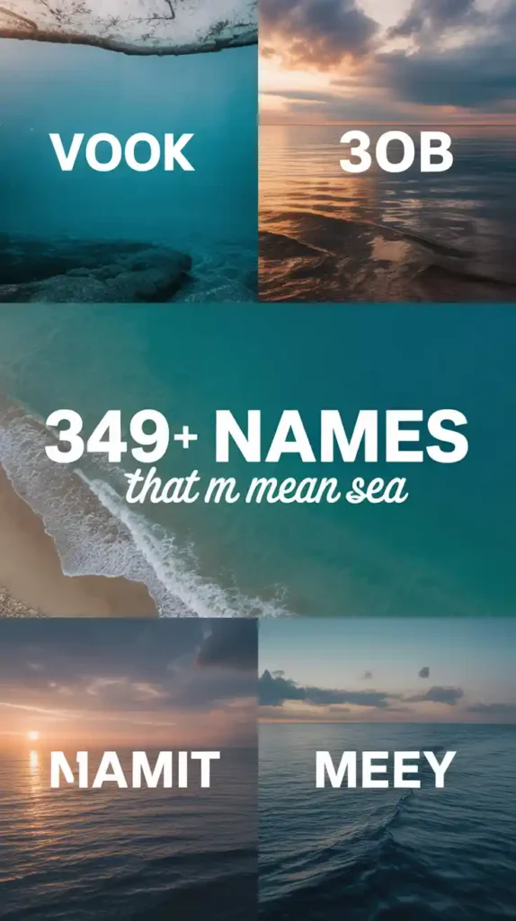 Names That Mean Sea