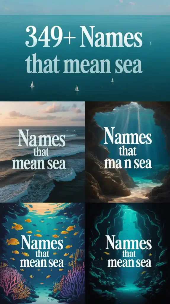 Names That Mean Sea