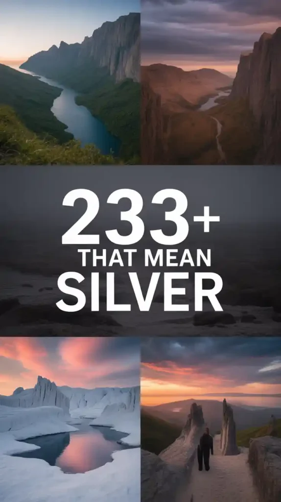 Names That Mean Silver