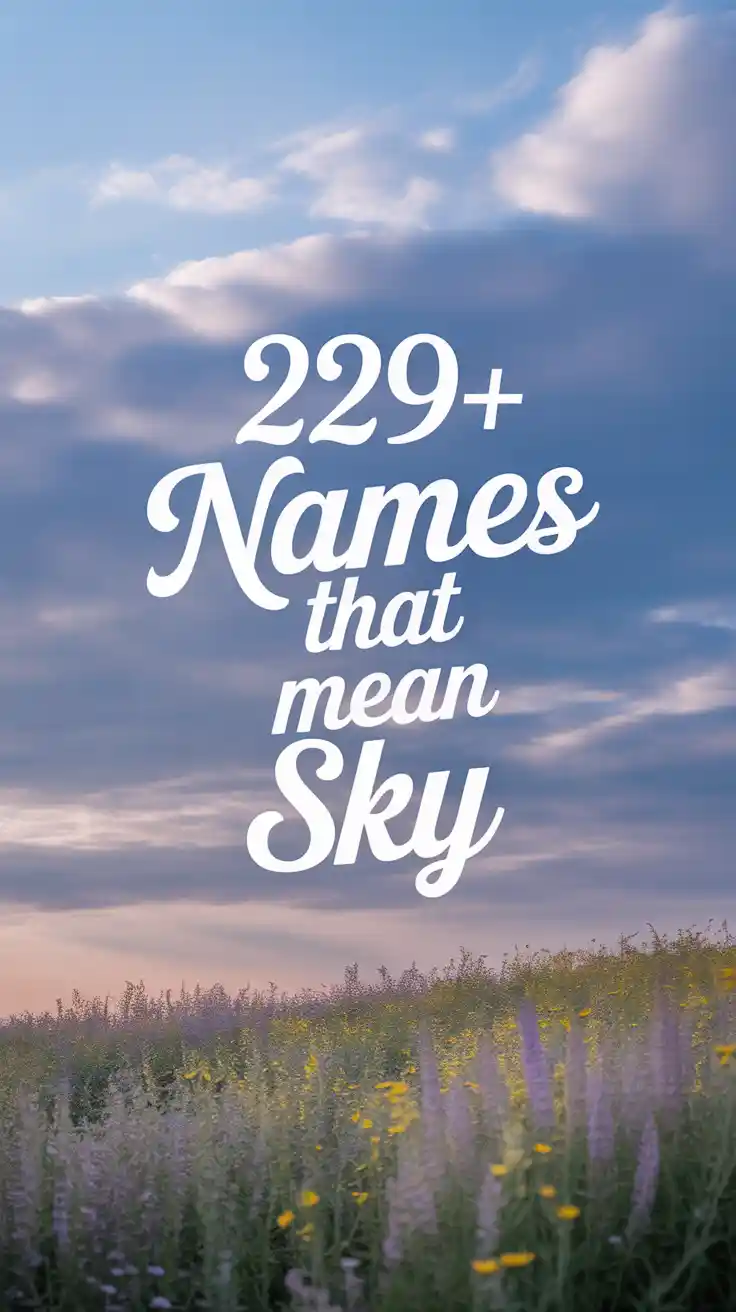 Names That Mean Sky