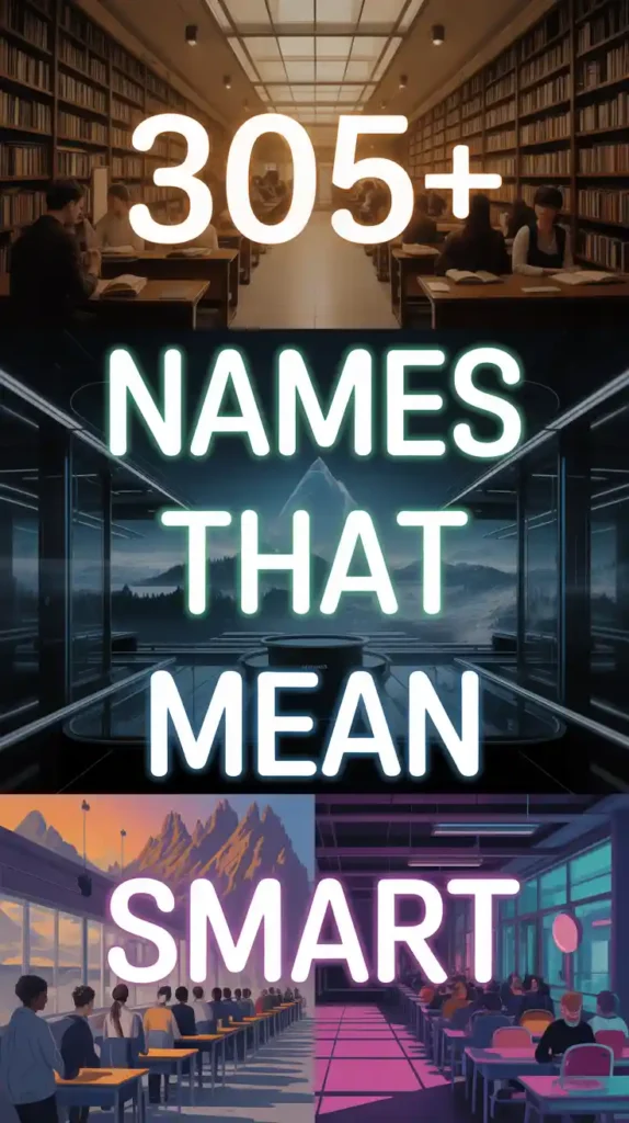  Names That Mean Smart