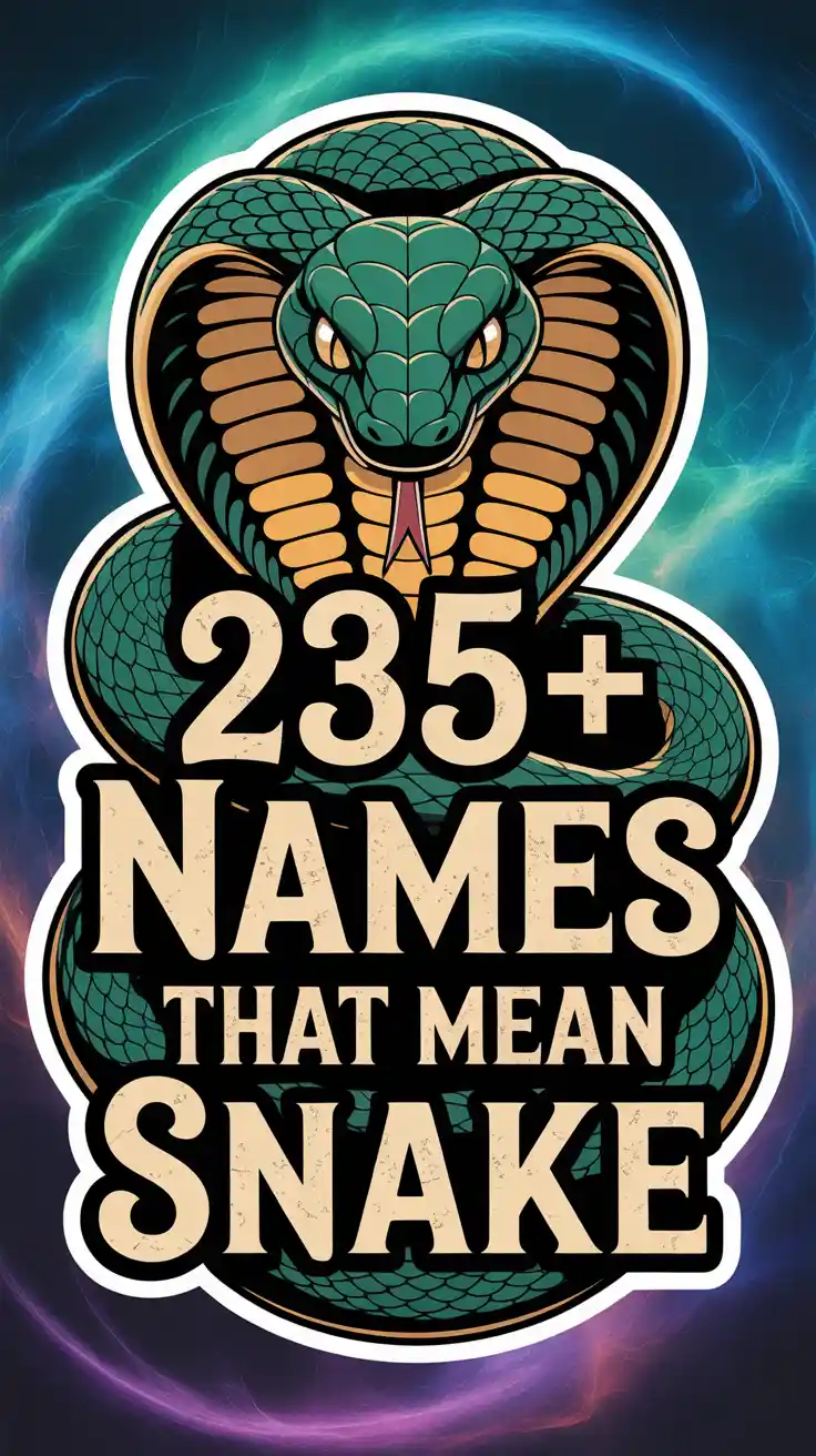 Names That Mean Snake