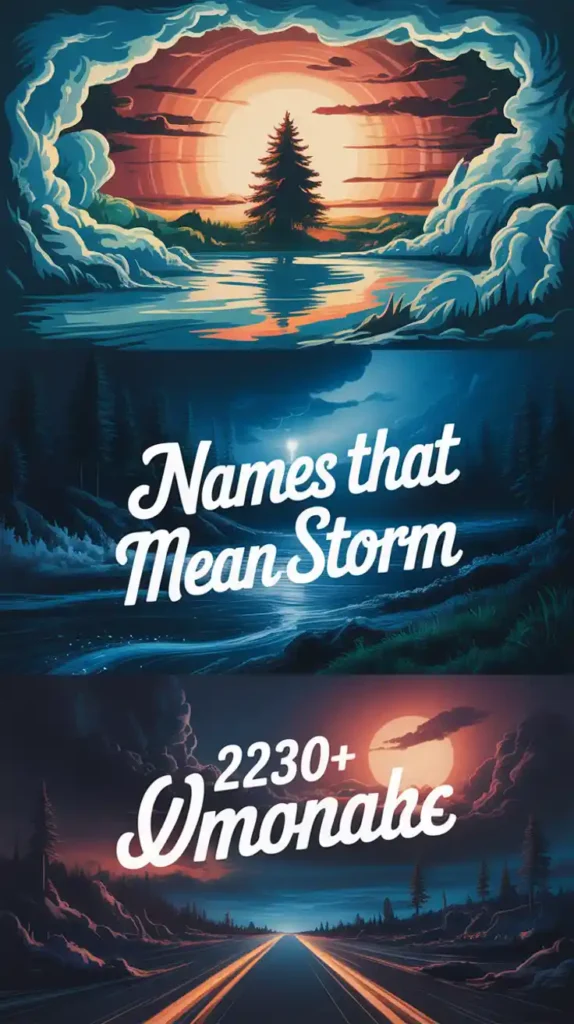 Names That Mean Storm 