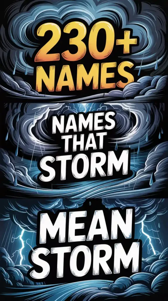 Names That Mean Storm 