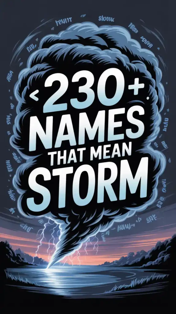 Names That Mean Storm 