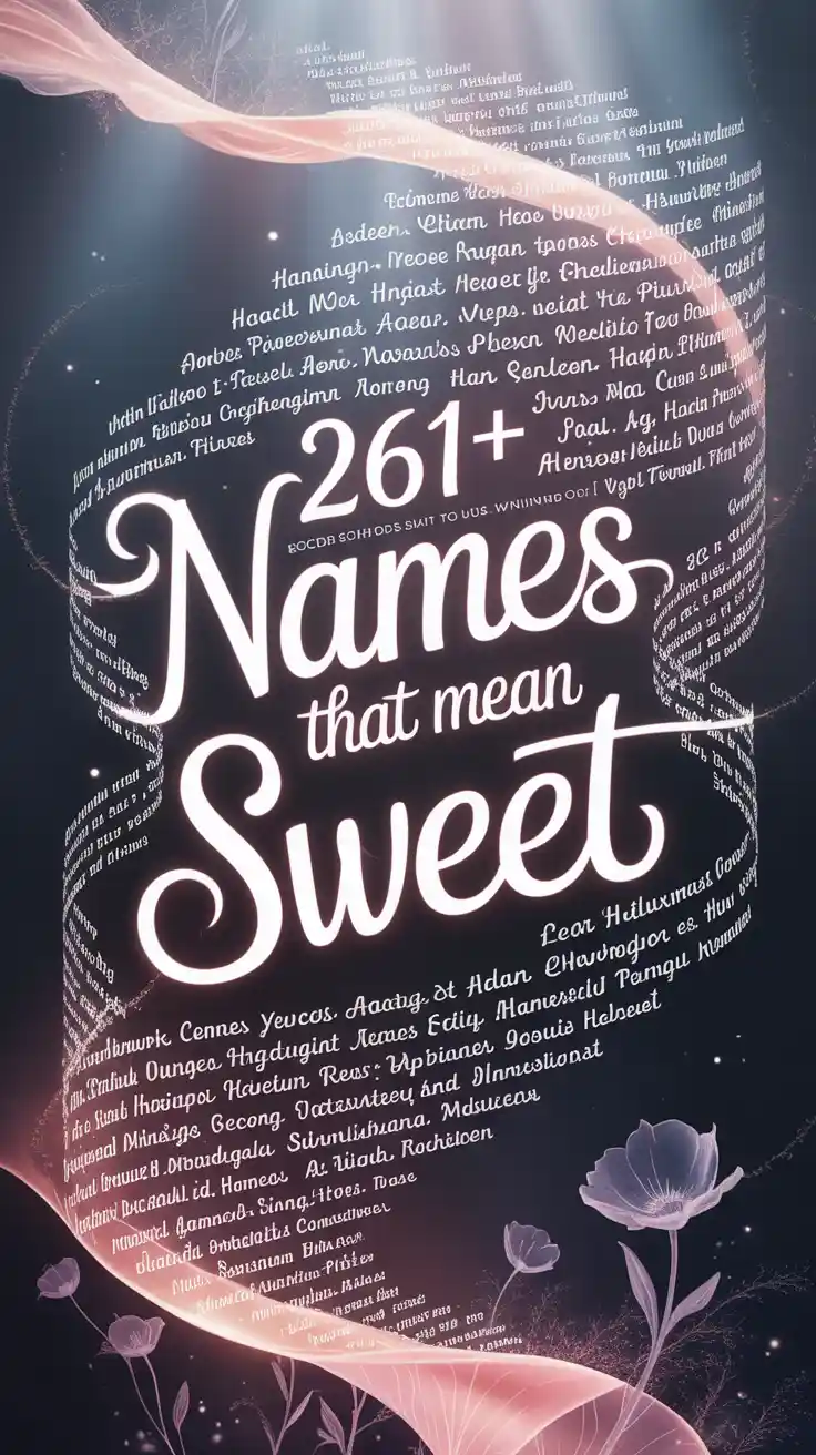 Names That Mean Sweet