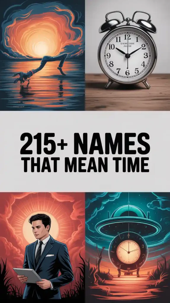  Names That Mean Time 