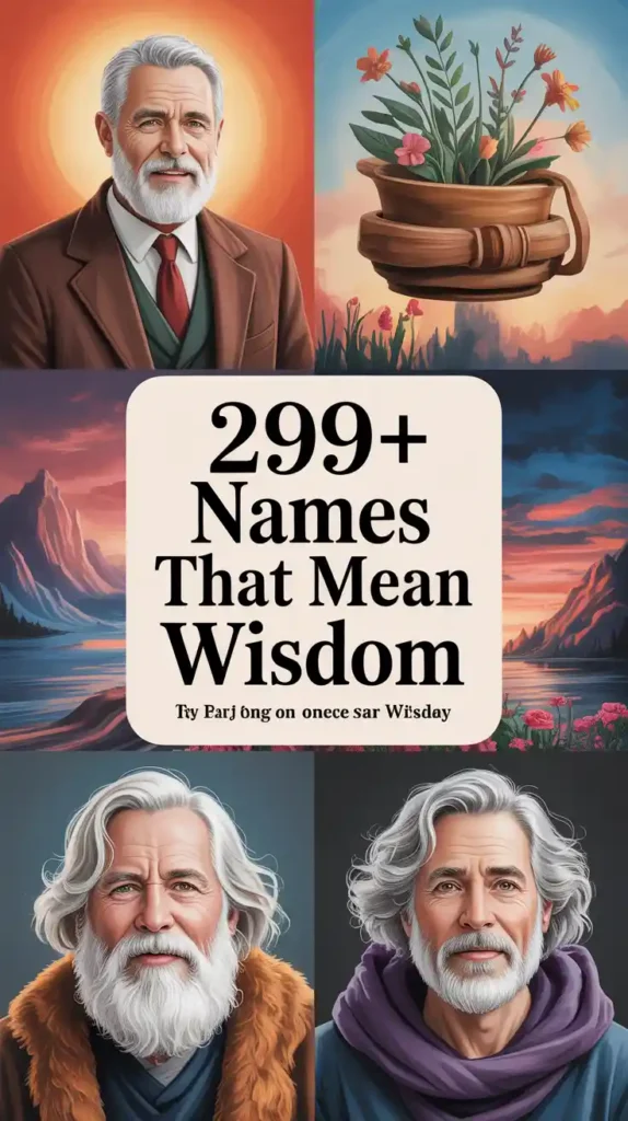 Names That Mean Wisdom