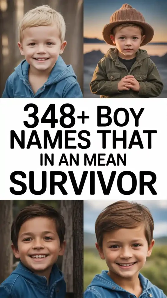 Boy Names That Mean Fighter or Survivor