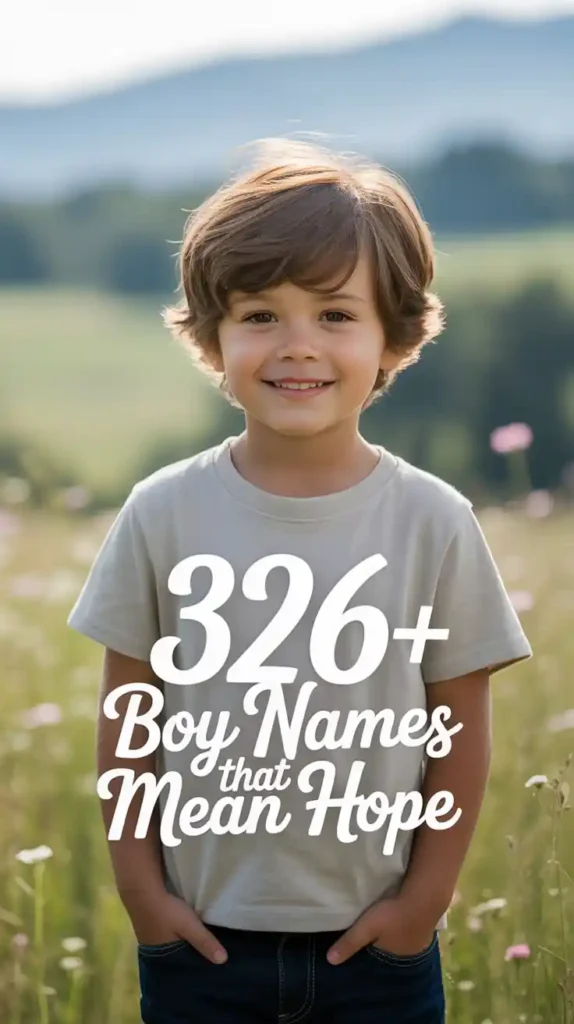 Boy Names That Mean Hope