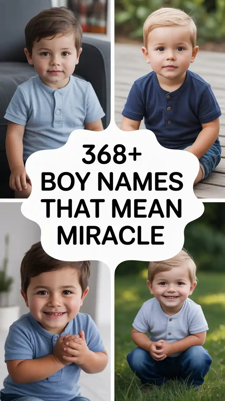 Boy Names That Mean Miracle