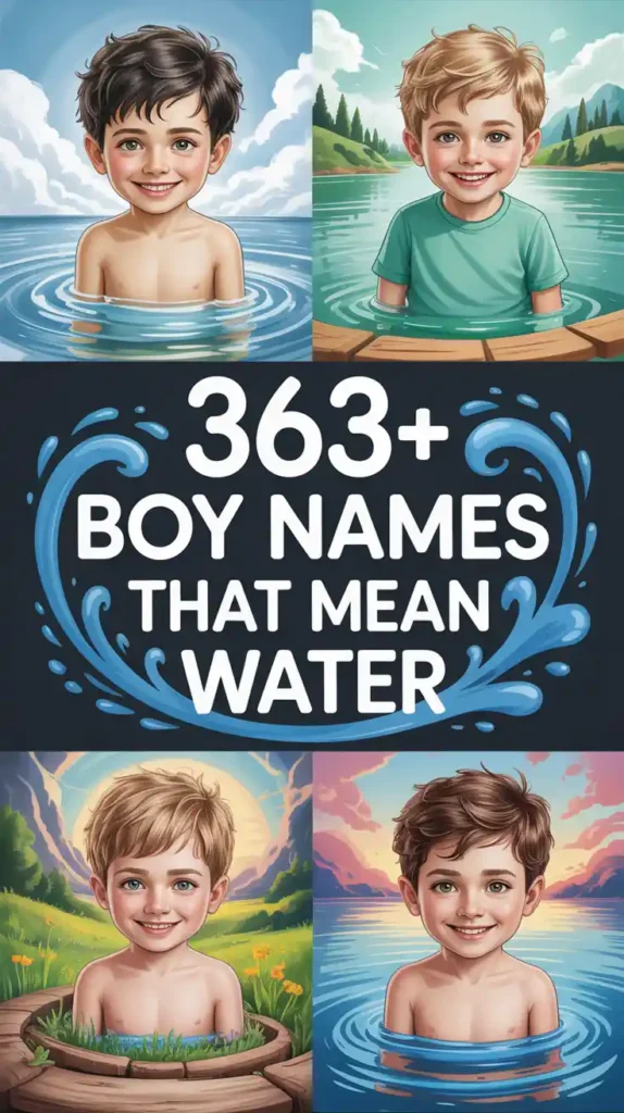 Boy Names That Mean Water