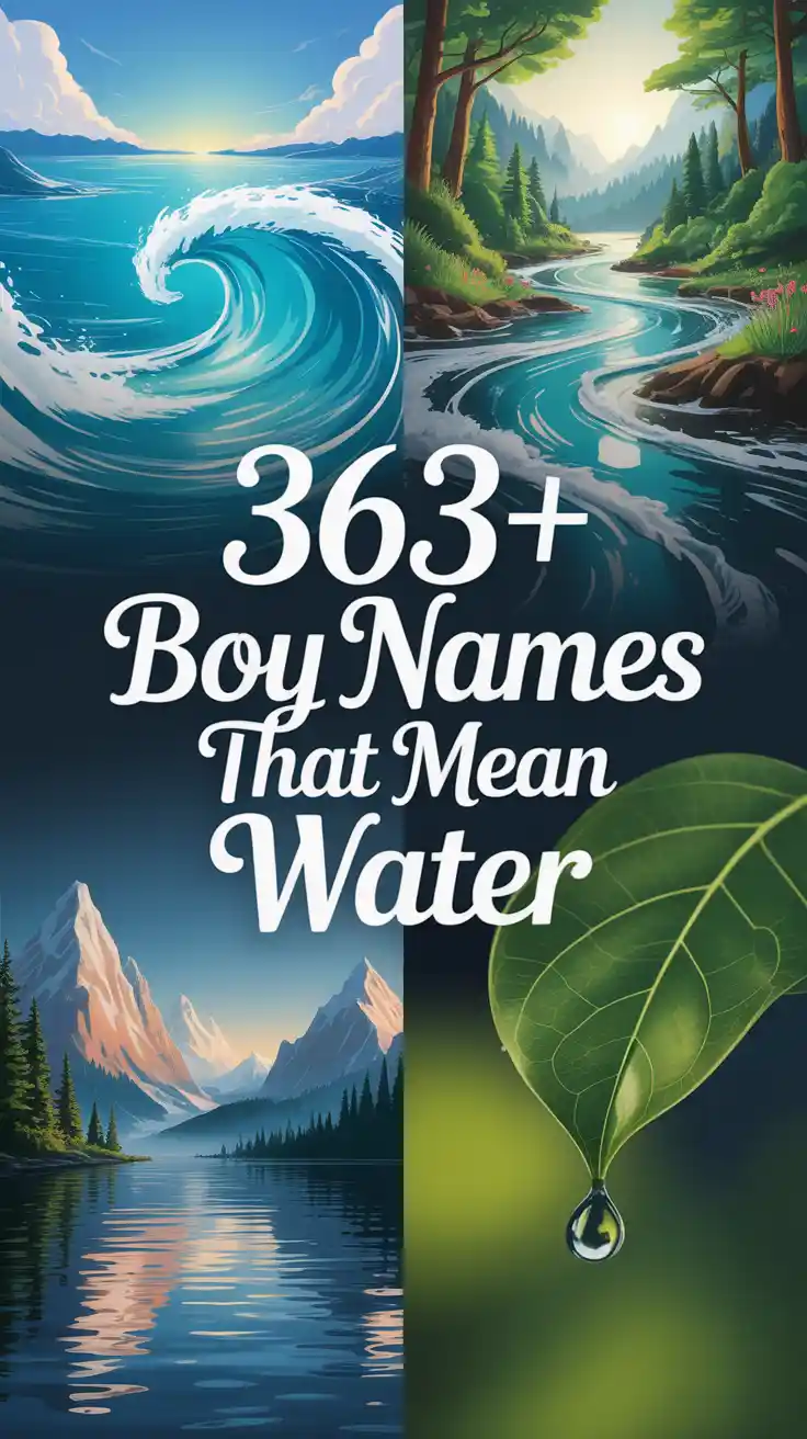 Boy Names That Mean Water