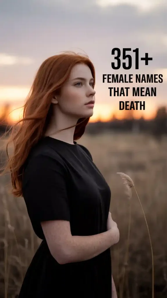 Female Names That Mean Death