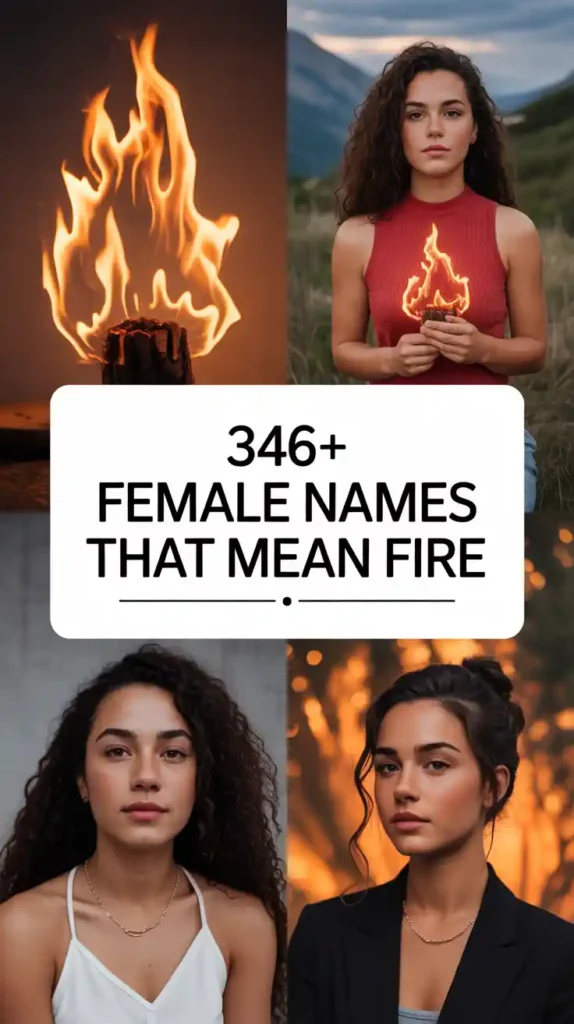 Female Names That Mean Fire