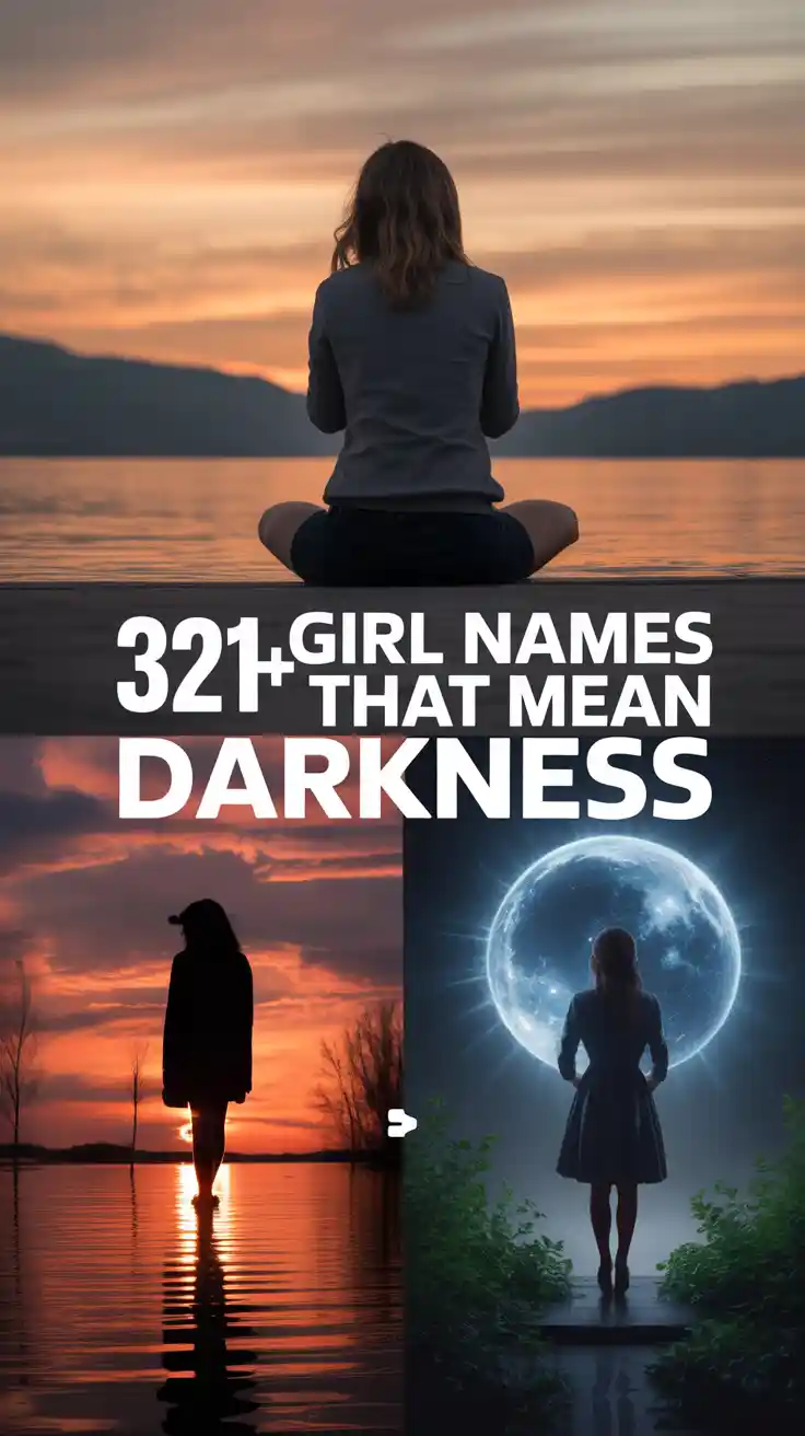Girl Names That Mean Darkness