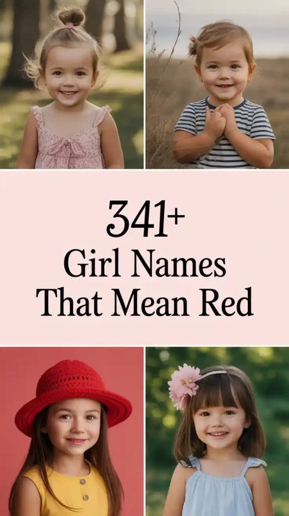 Girl Names That Mean Red