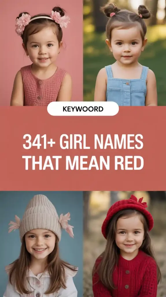 Girl Names That Mean Red