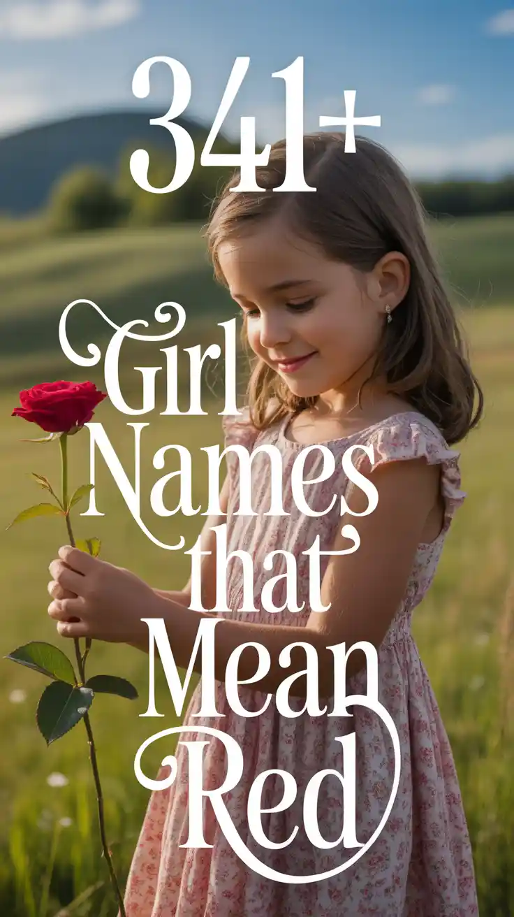 Girl Names That Mean Red