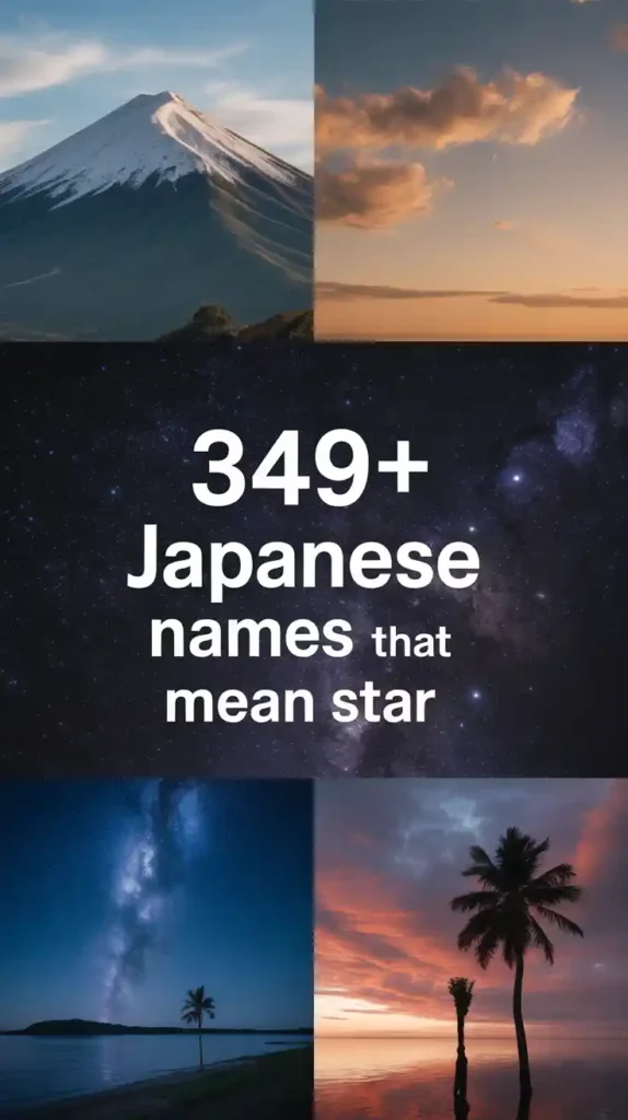 Japanese Names That Mean Star
