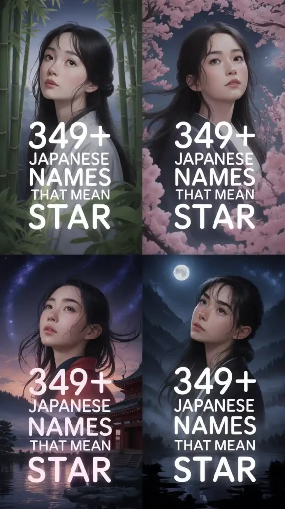 Japanese Names That Mean Star