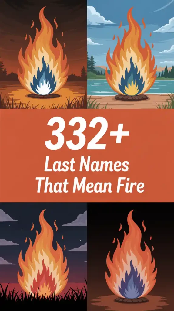 Last Names That Mean Fire