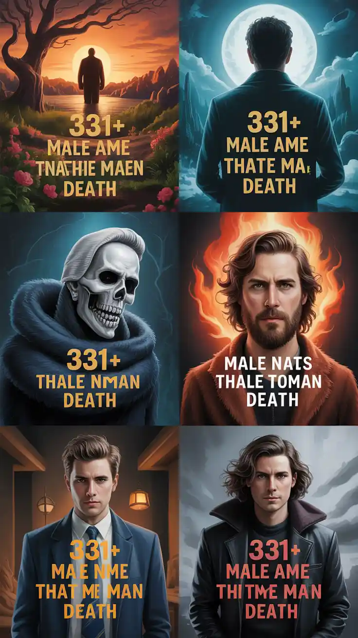 Male Names That Mean Death