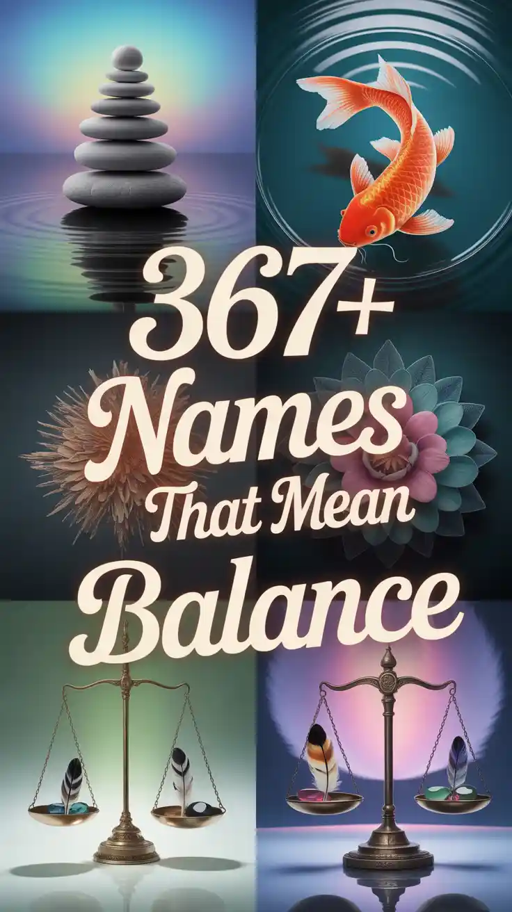 Names That Mean Balance