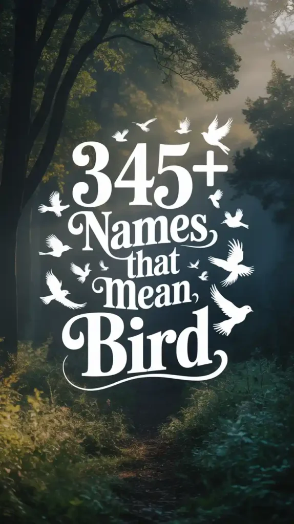 Names That Mean Bird