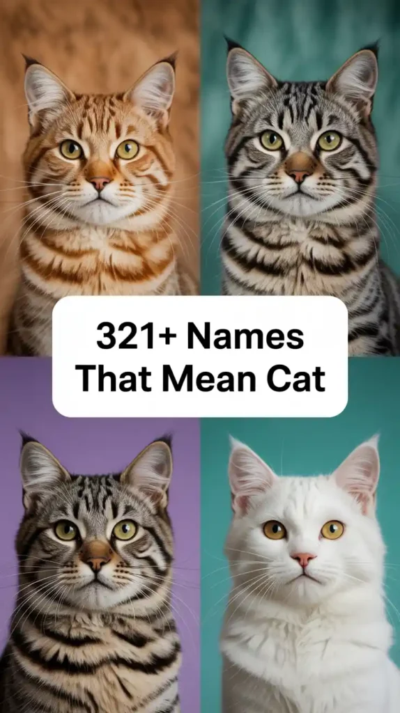Names That Mean Cat