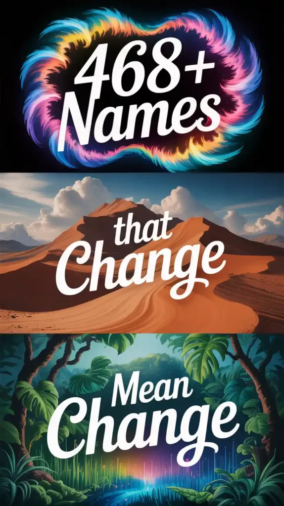 Names That Mean Change