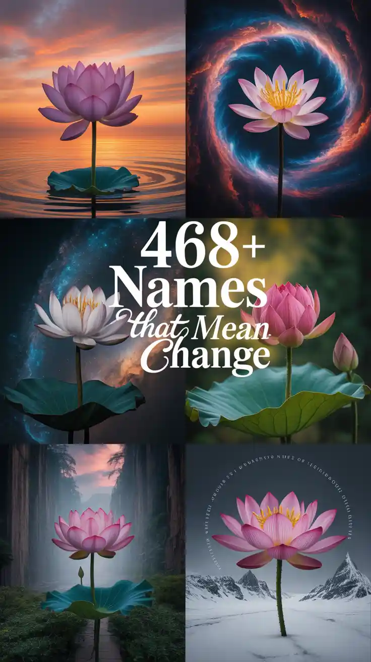 Names That Mean Change