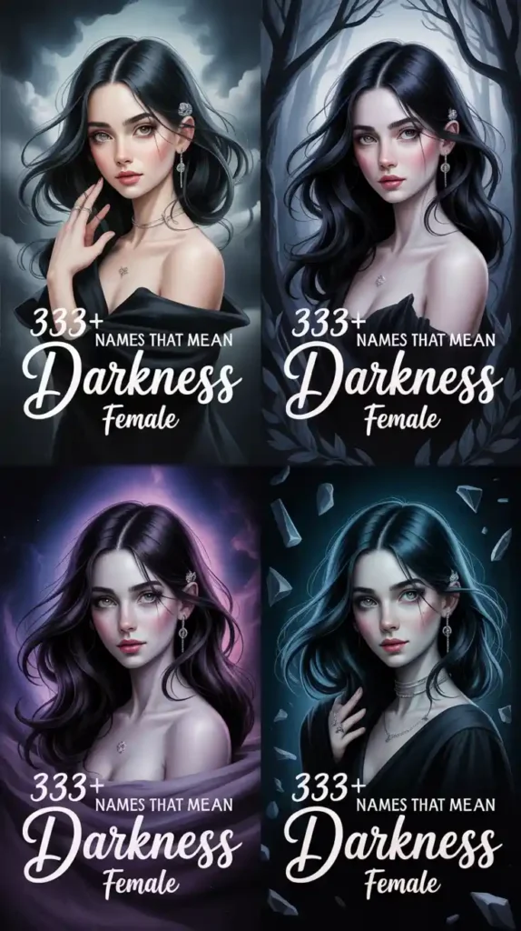 Names That Mean Darkness Female