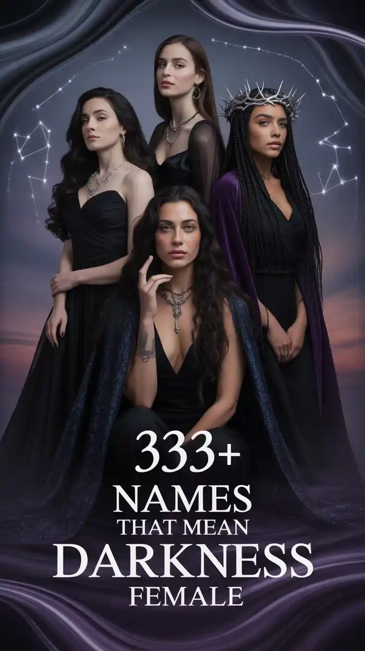 Names That Mean Darkness Female