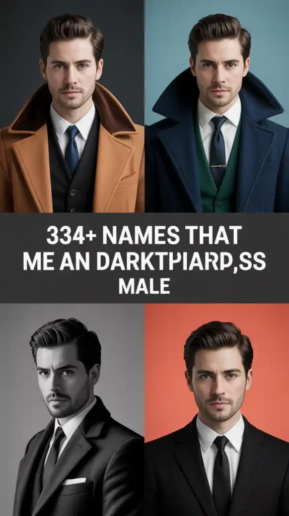 Names That Mean Darkness Male