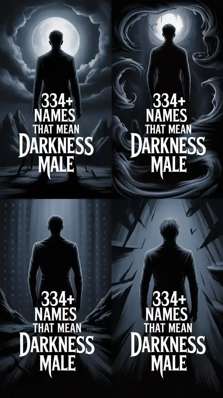 Names That Mean Darkness Male