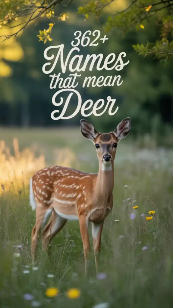 Names That Mean Deer