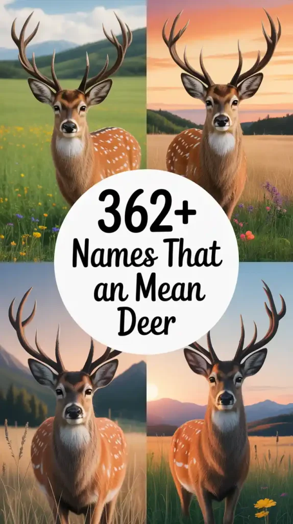 Names That Mean Deer
