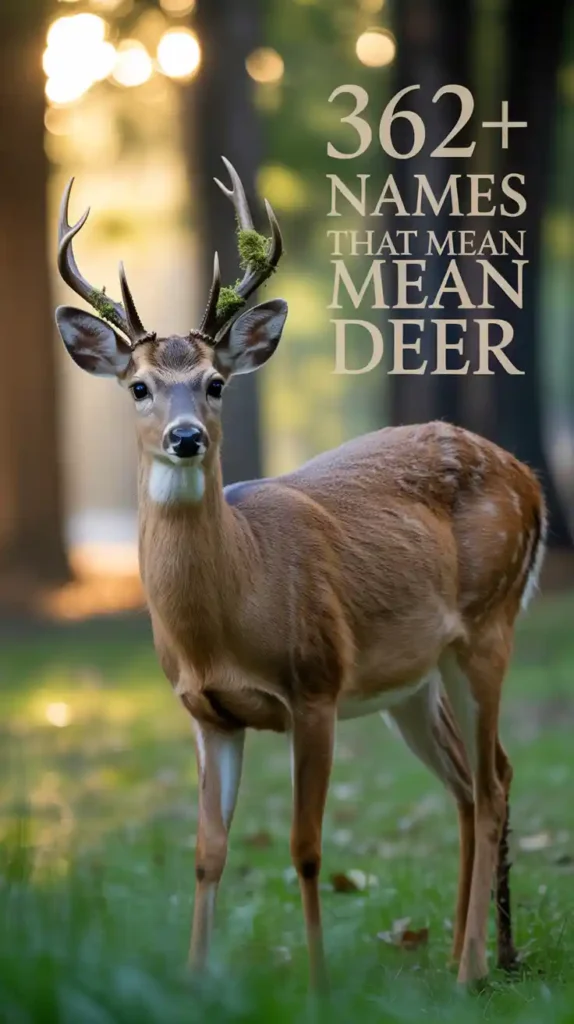 Names That Mean Deer