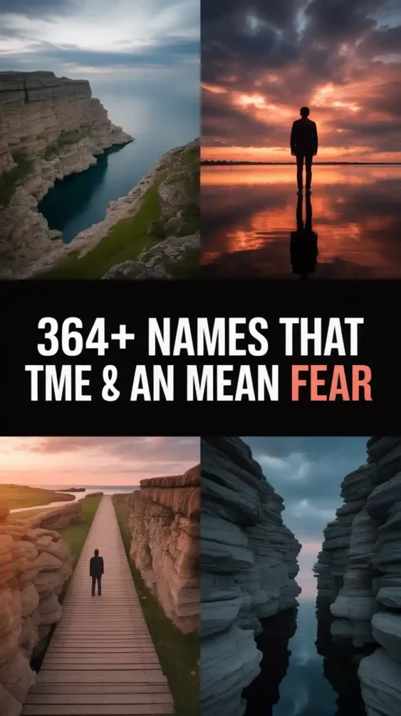 Names That Mean Fear