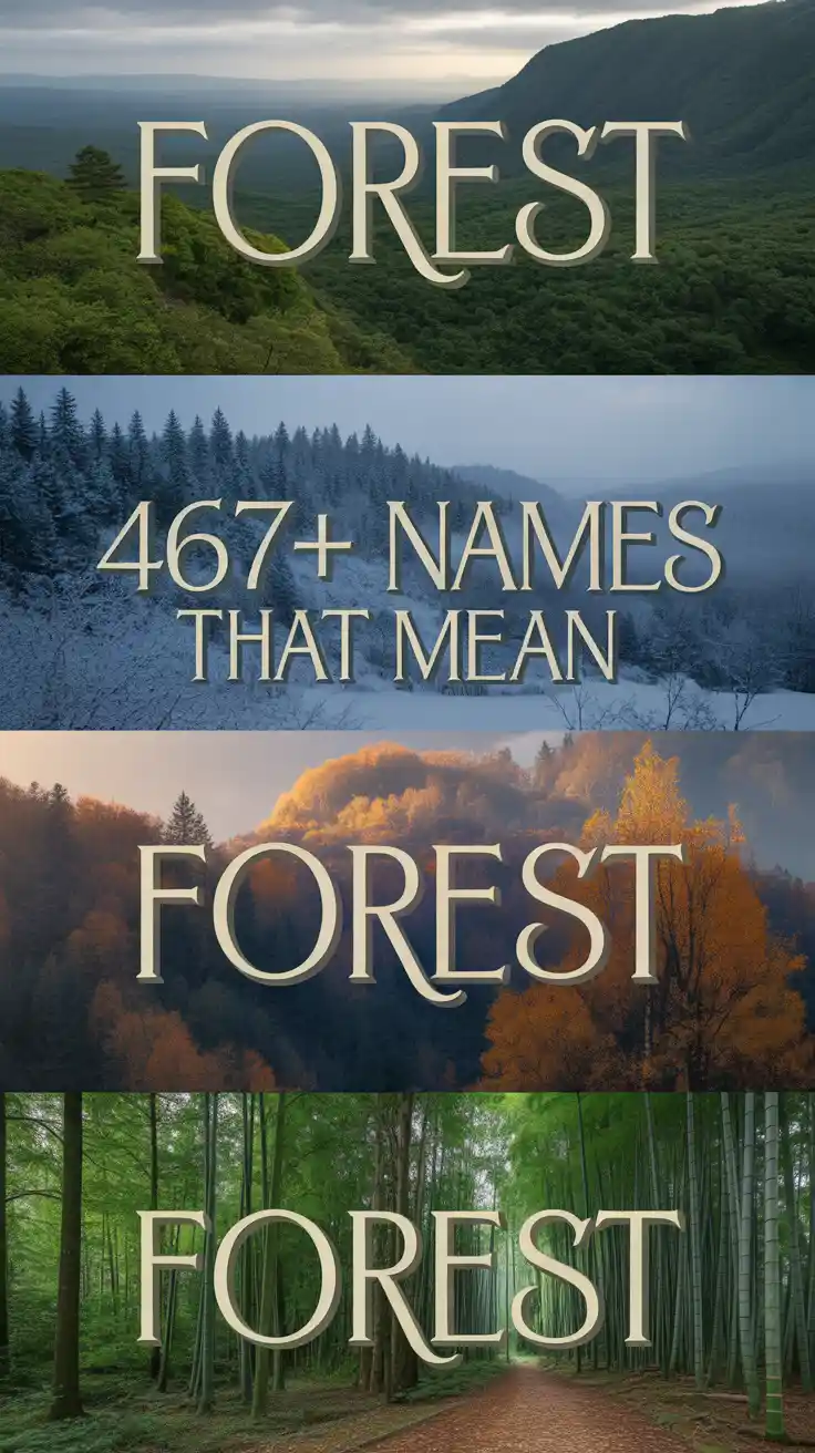 Names That Mean Forest